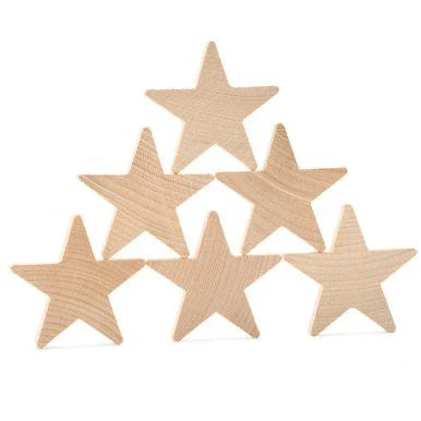 1-1/2" Wooden Star Cut Out, 3/16" Thick - Image 4
