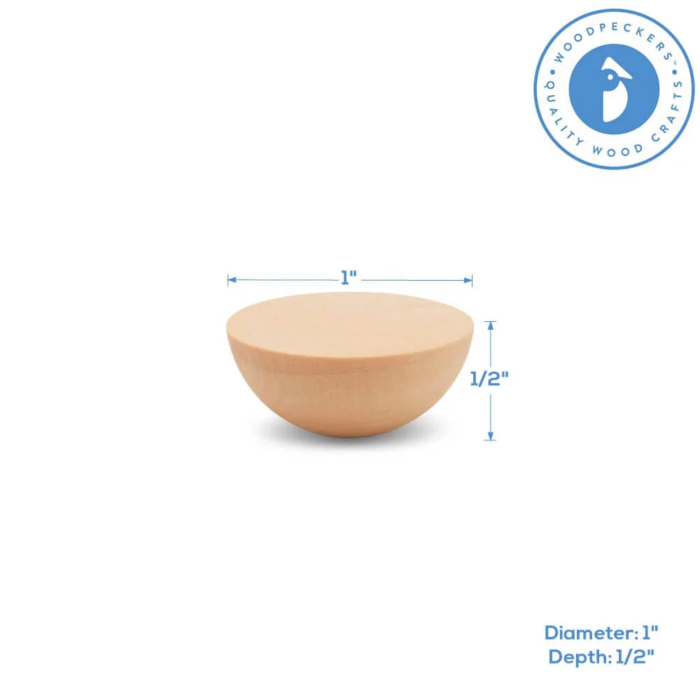 1" Split Wooden Ball - Image 5