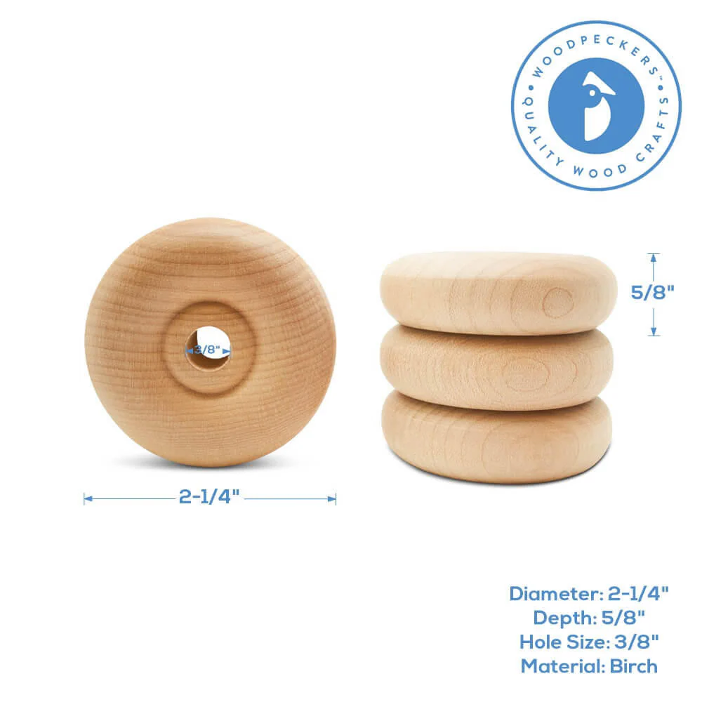 2-1/4" Classic Wheel, 5/8" Thickness - Image 4