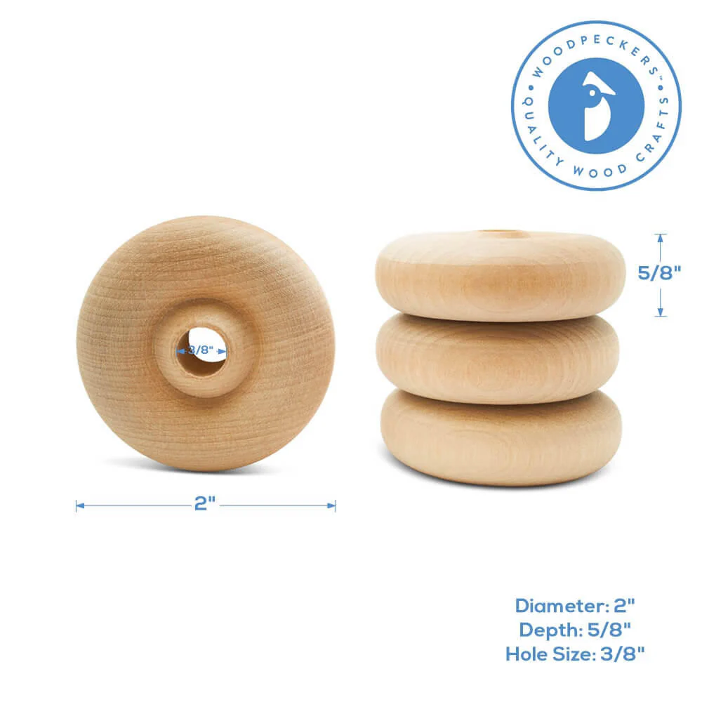 2" Classic Wheel, 3/8" Hole - Image 4