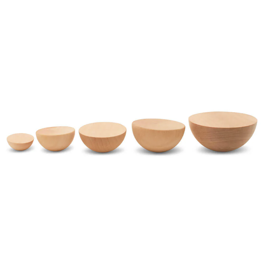 2" Split Wood Ball - Image 4