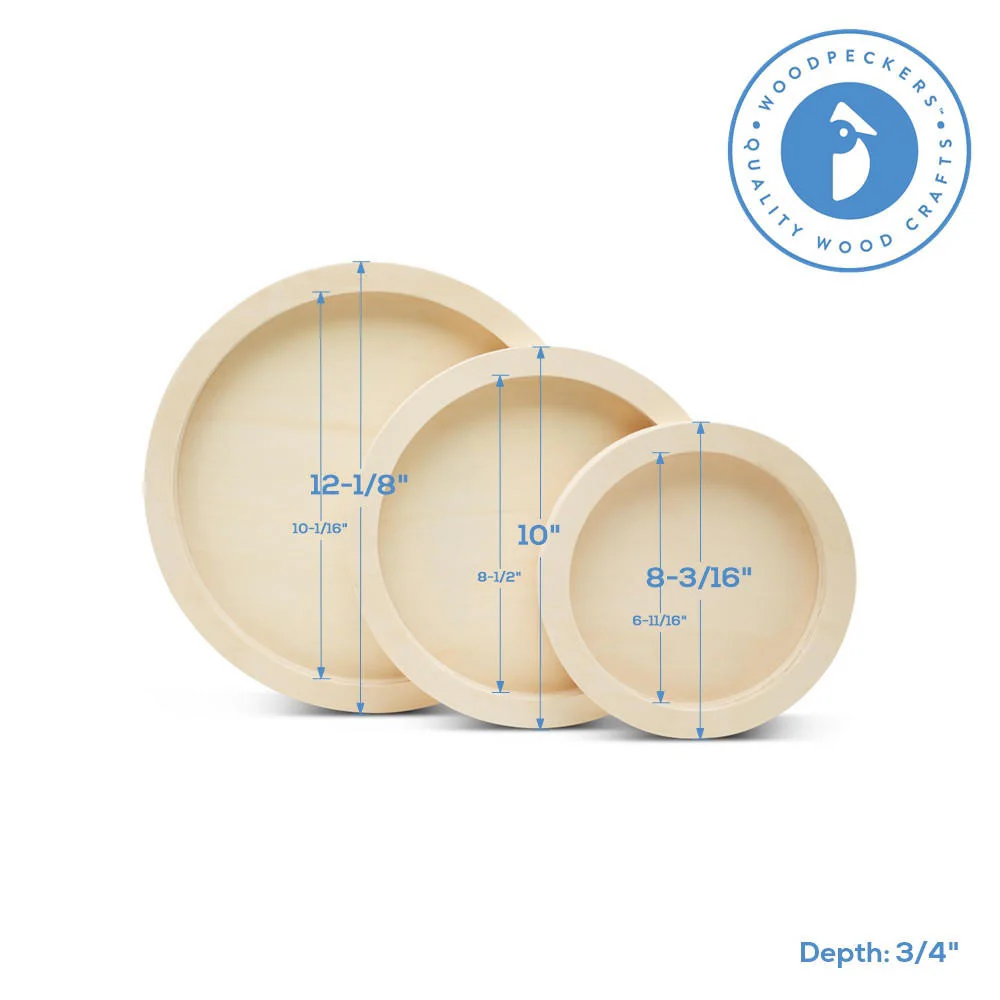 8-3/16" Round Cradled Canvas - Image 5