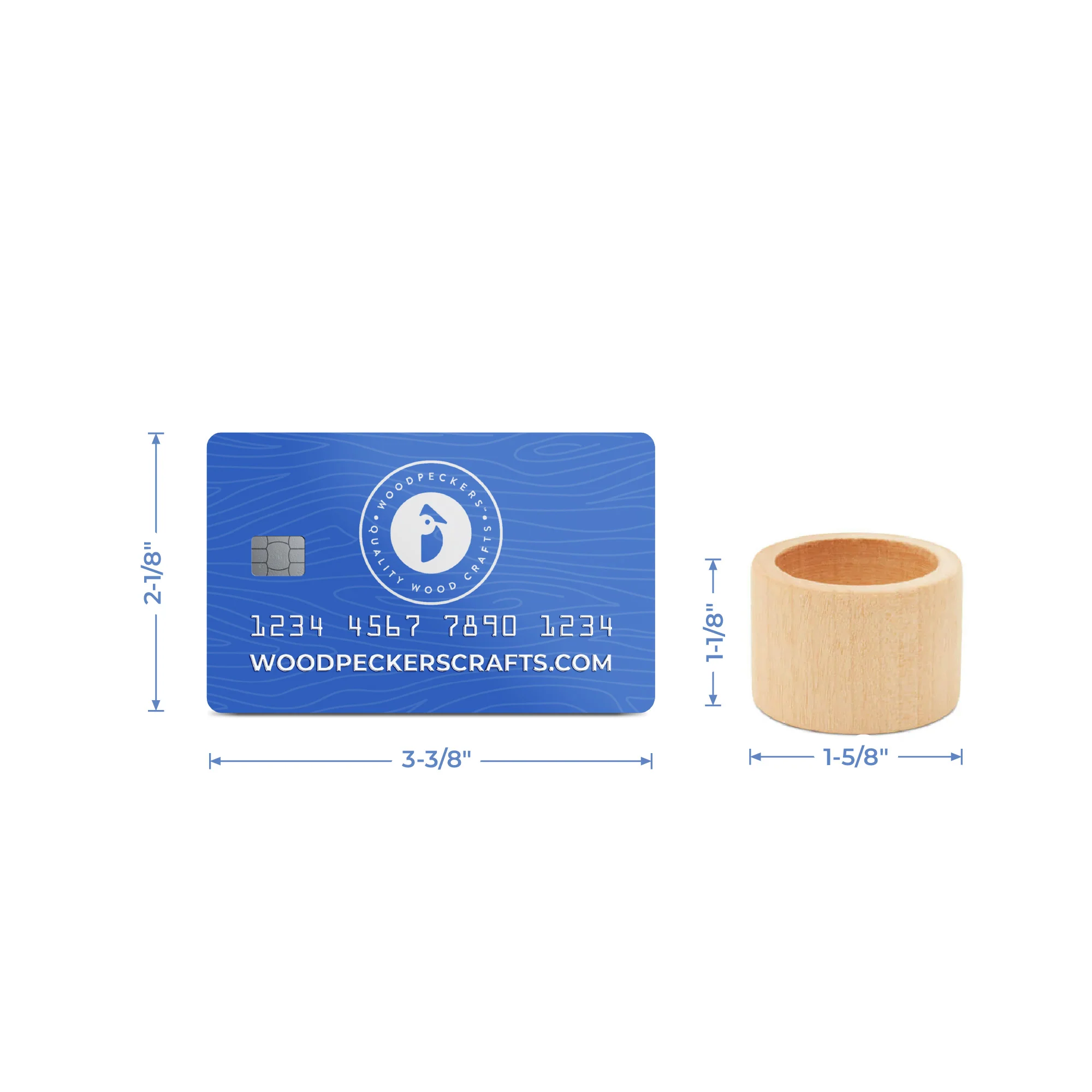 Classic Wood Napkin Ring - Image 6