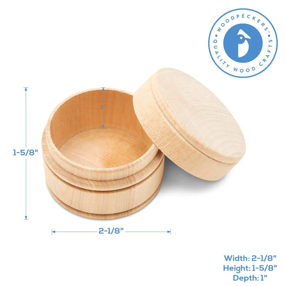 Trinket Box, 2-1/8" - Image 4