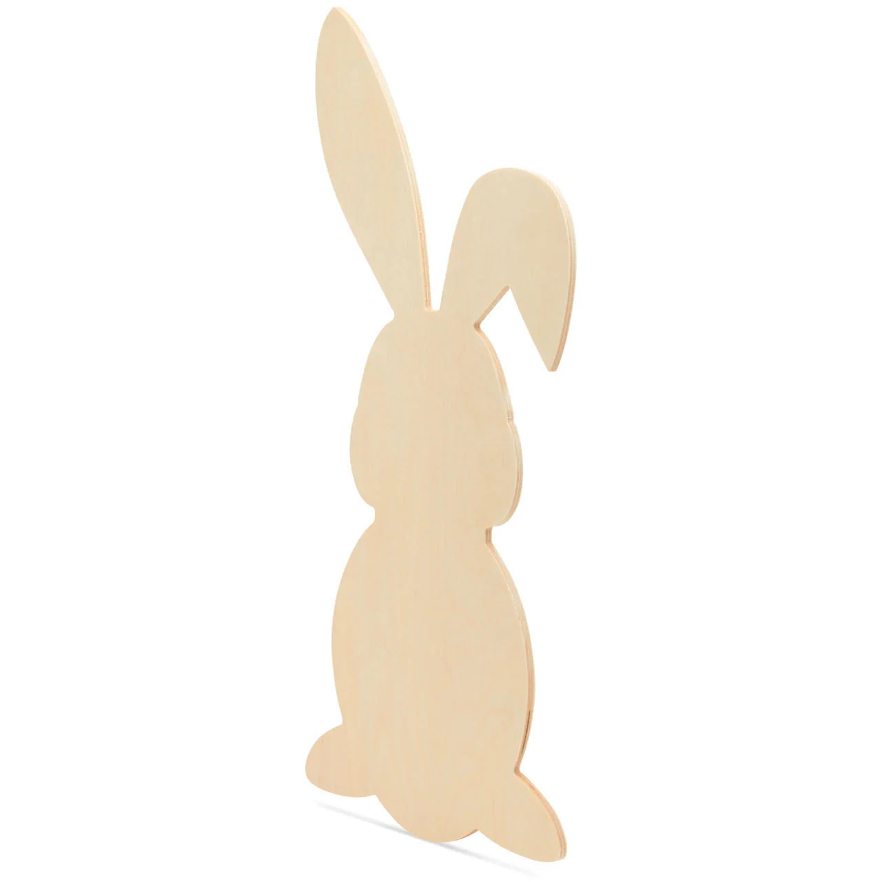 Wood Easter Bunny Cutout Large,  12" x 6" - Image 3