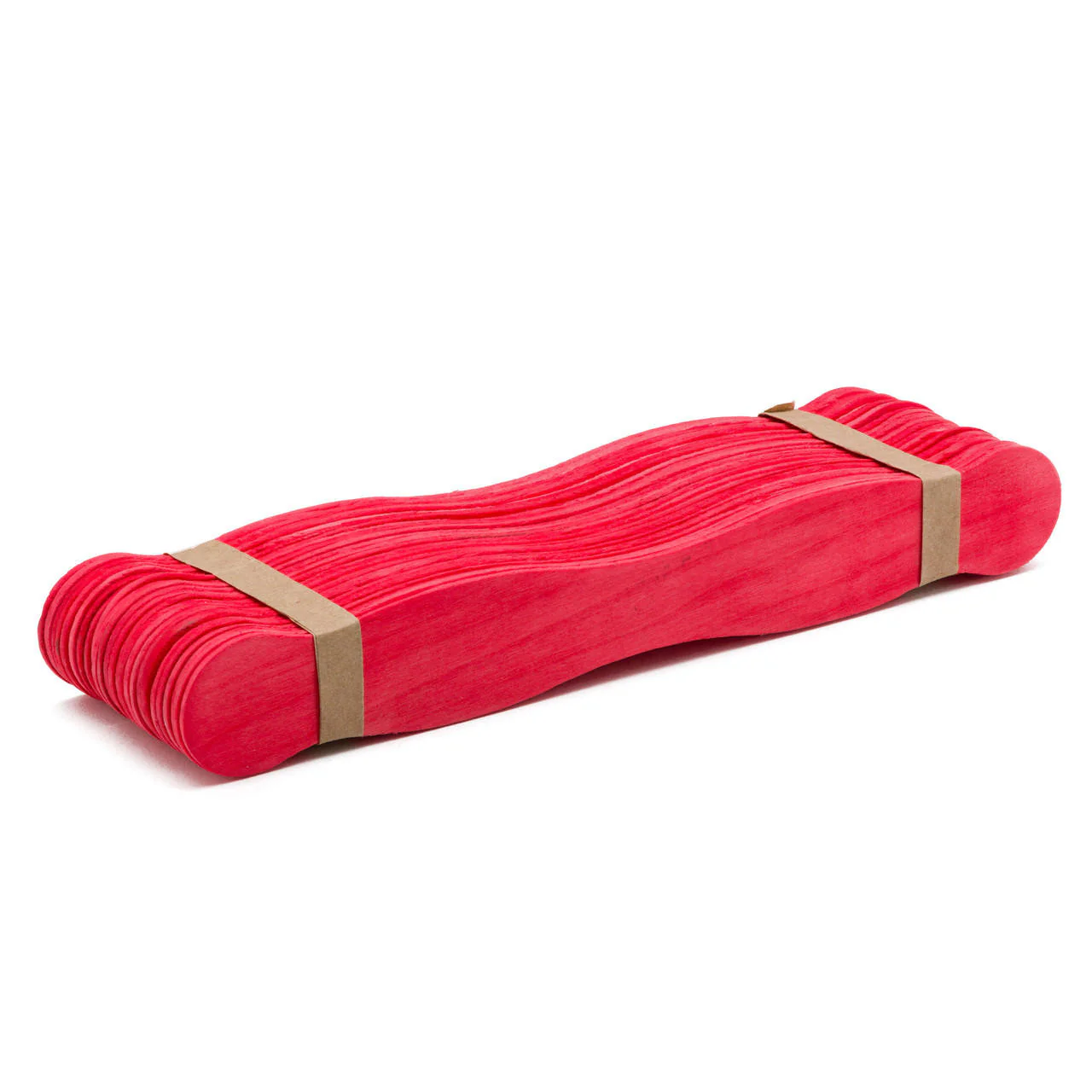 Wooden Fan Handles in Cherry Red - Image 3